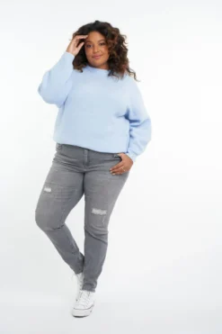 Jean Aux Décors Déchirés -Ms Mode M17055019 11