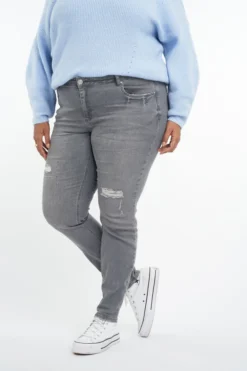 Jean Aux Décors Déchirés -Ms Mode M17055019 13