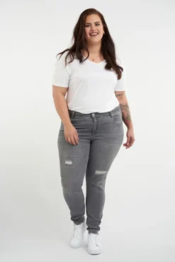 Jean Aux Décors Déchirés -Ms Mode M17055019 15