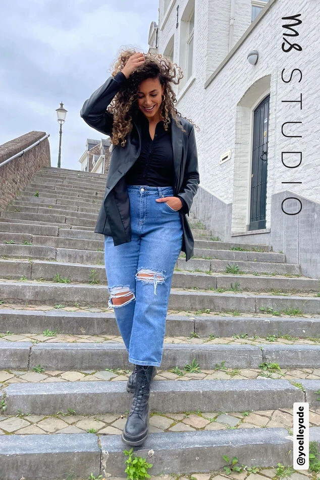 Jean Ample Avec Déchirures 1 Jean Ample Avec Déchirures