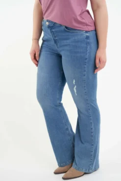 Jean évasé -Ms Mode M17073007 12