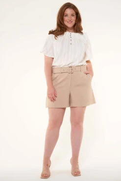 Short Avec Ceinture -Ms Mode M26139054 13