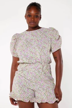 Combi-short à Imprimé Floral -Ms Mode M26142503 12