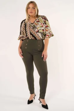 Tregging Aux Détails Dorés -Ms Mode M29126084 13