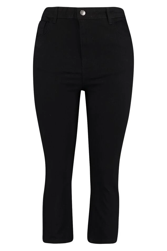 Jean 3/4 Moulant Taille Haute CHERRY 2 Jean 3/4 Moulant Taille Haute CHERRY – Image 2