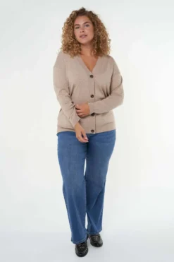 Gilet En Maille à Boutons -Ms Mode N40043154 12