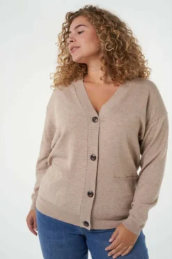 Gilet En Maille à Boutons -Ms Mode N40043154 13