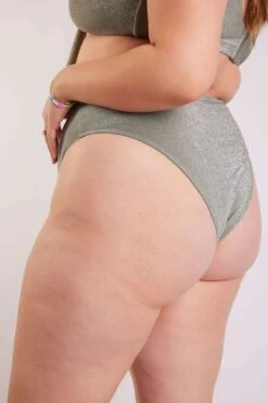 Bas De Bikini Taille Haute Avec Paillettes -Ms Mode R80024082 11