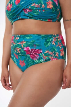 Bas De Bikini Taille Haute Avec Imprimé -Ms Mode R80029005 10