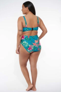 Bas De Bikini Taille Haute Avec Imprimé -Ms Mode R80029005 12
