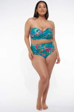 Bas De Bikini Taille Haute Avec Imprimé -Ms Mode R80029005 13