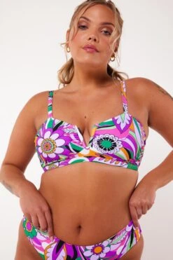 Haut De Bikini Avec Détails En Forme De V -Ms Mode R80044512 13