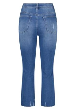 Met Destroyed Details - Jean Bootcut - Blue -Ms Mode a325caf4813542f99637c5dbee41dbf7