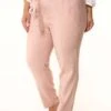 Met Strik Ceintuur - Pantalon Classique - Pink