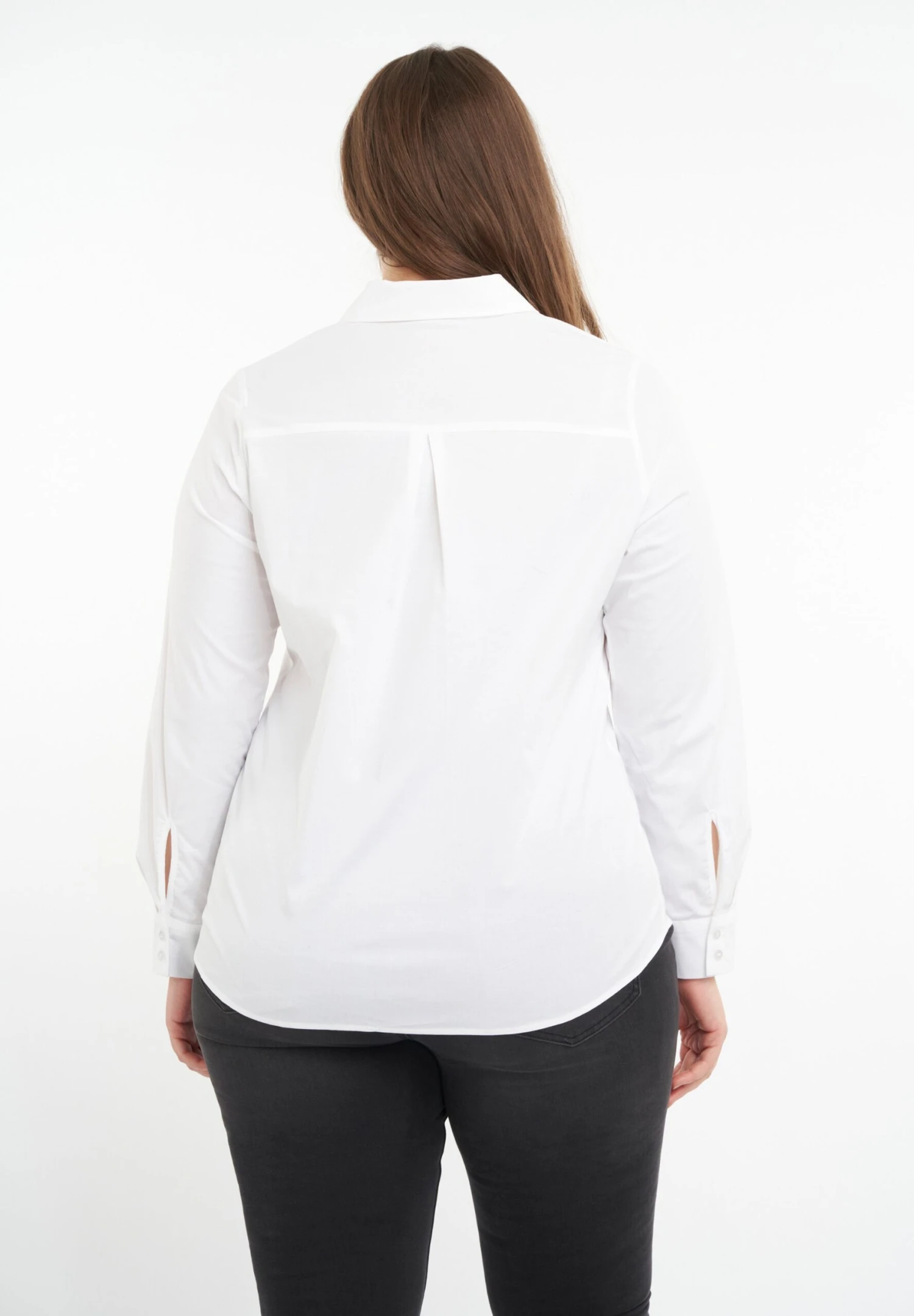 Poplin - Chemisier - White 3 Poplin - Chemisier - White – Image 3