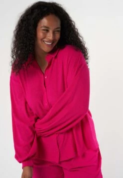 Ruimvallende - Chemisier - Bright Pink