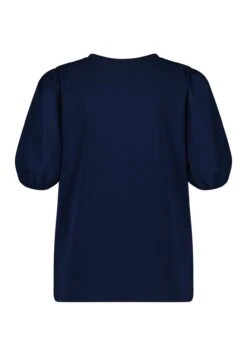 Met Pofmouwen - Blouse - Navy Blue 13 Met Pofmouwen - Blouse - Navy Blue -Ms Mode b3fa9bafd2864c4da17e48b599880c13