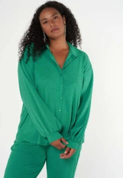 Ruimvallende - Chemisier - Bright Green
