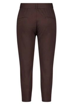 Not Translated - Pantalon Classique - Dark Brown -Ms Mode c74a9df0cc384b9784bb62914e1b7c3f