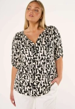 Not Translated - Blouse - Multi Black White