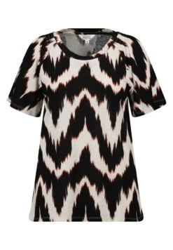 T-Shirt Imprimé - Multi Black White -Ms Mode d8badca3587a43f9ad2b711ab104bd4a