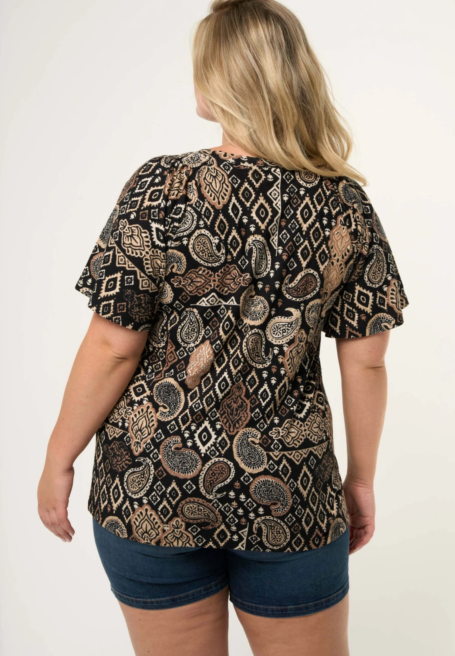 T-Shirt Imprimé - Multi Grey Black 3 T-Shirt Imprimé - Multi Grey Black – Image 3